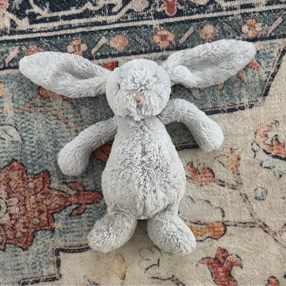 Gray Plush Bunny Toy
